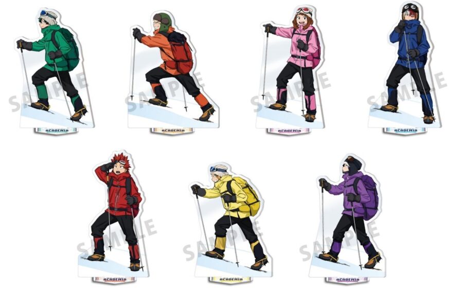 Jump festa 2021 snow mountain acrylic plates academia 