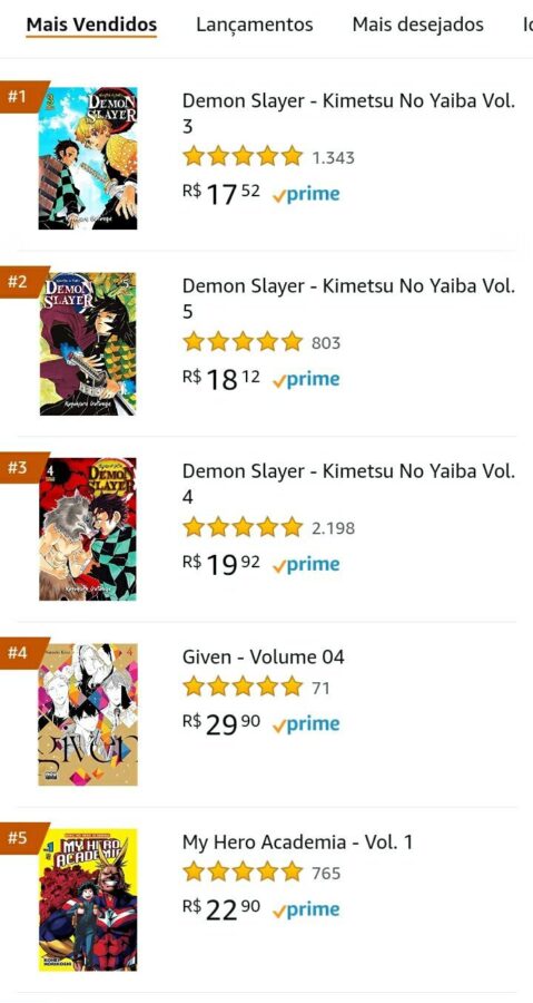 My Hero Academia Amazon USA Brazil