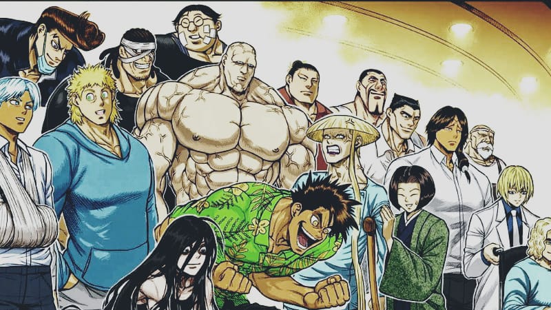 Top 20 Strongest Fighters in Kengan Ashura series Ranked