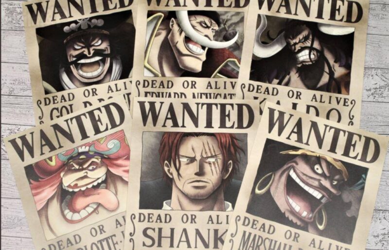 One Piece New Wanted Posters
