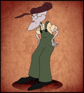 old man cartoon character disney