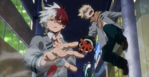 Shoto and Dynamight (My Hero Academia)