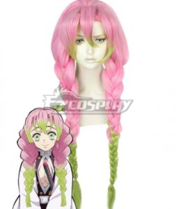 Mitsuri Pink Green Cosplay Demon Slayer