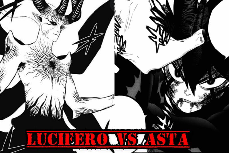 Lucifero vs Asta Black Clover