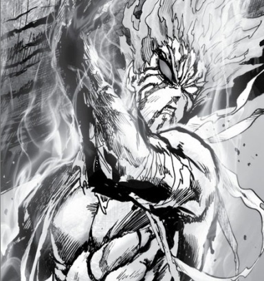 What if Cosmic Garou uses Saitama's power to enhance his own technique?  Fan-Art panel