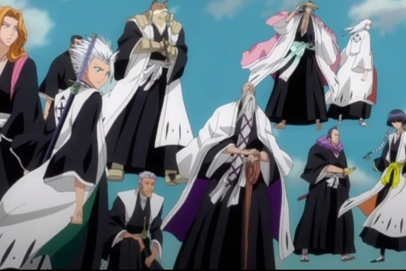 Strongest Captains in Bleach