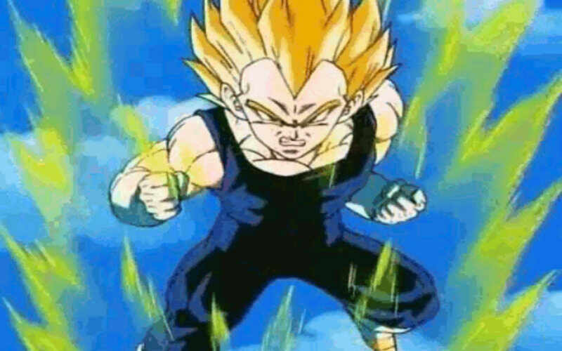 Vegeta in Super Saiyan (SSJ)