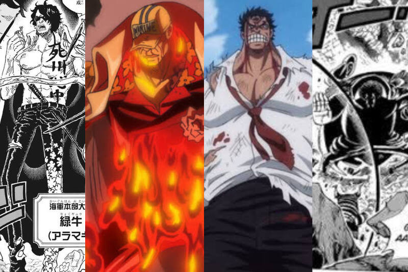 Strongest Admirals in One Piece