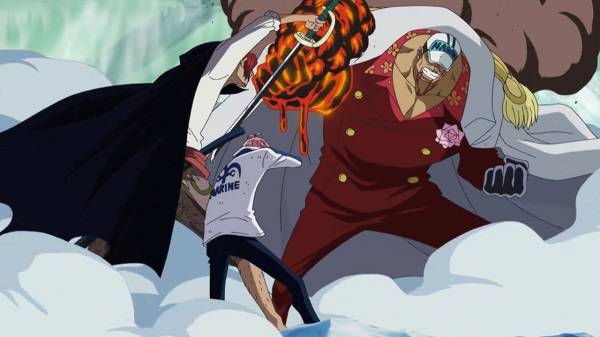 Shanks Armament Haki in One Piece