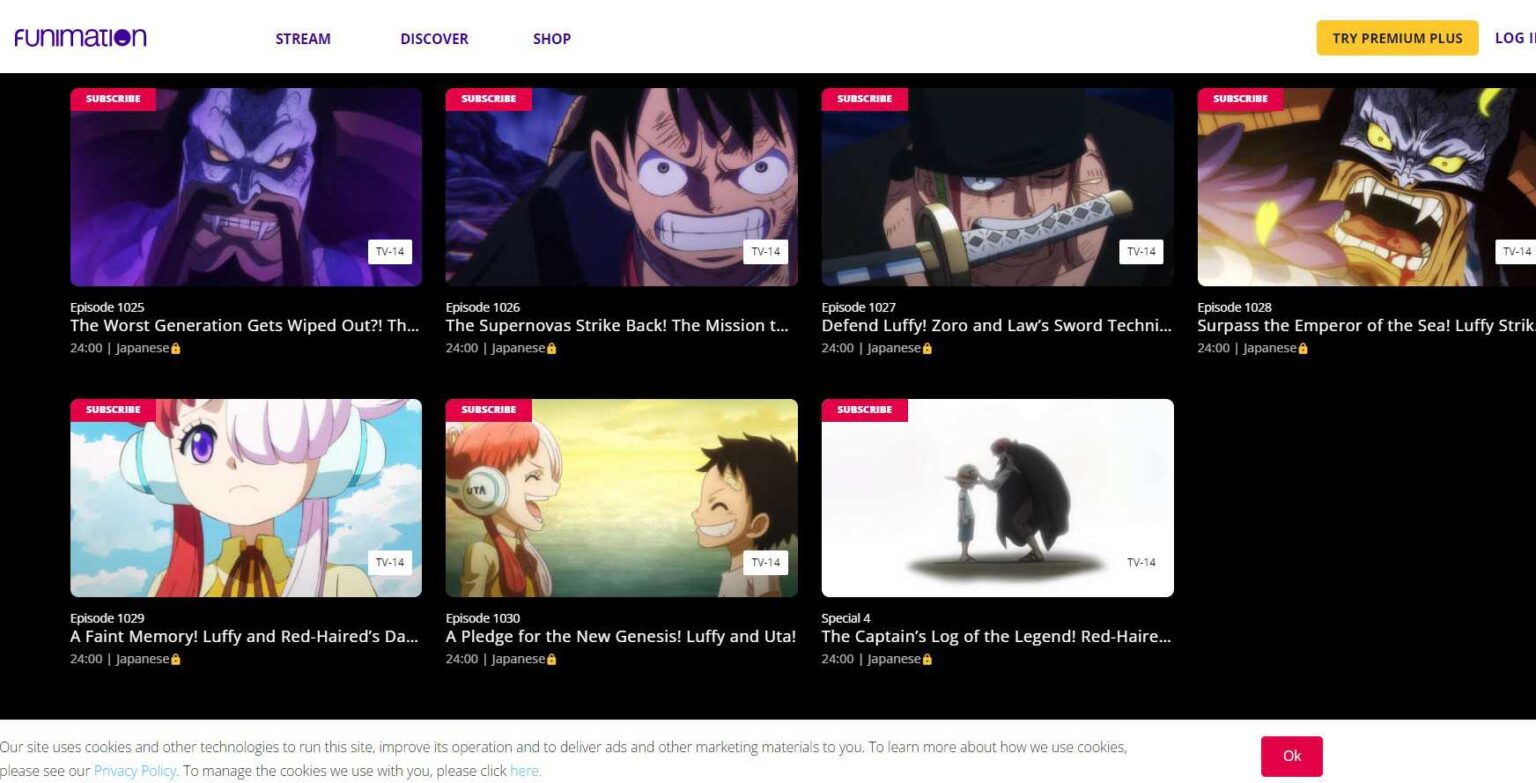 Does Crunchyroll have One Piece English Dub? (2023) - OtakusNotes - Does Funimation Have All Of One Piece