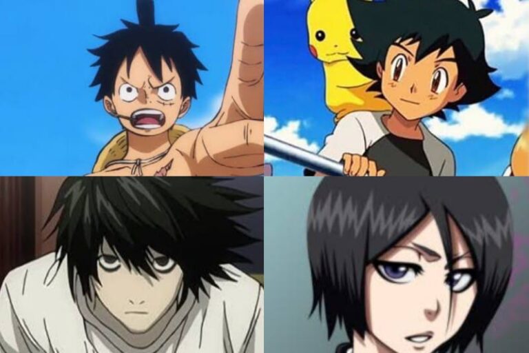 Anime Characters with Short Black Hair