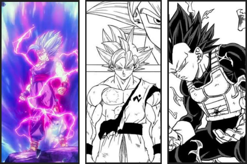 Beast Gohan vs. Ultra Ego Vegeta vs. MUI Goku (Dragon Ball Super)
