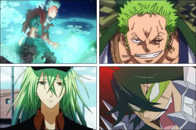 Hot Anime guys with green hair