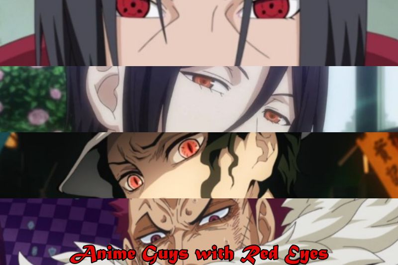 Anime Guys with Red Eyes