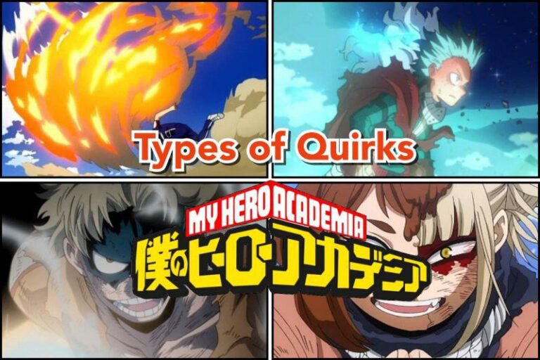 Different Types of Quirks in My Hero Academia