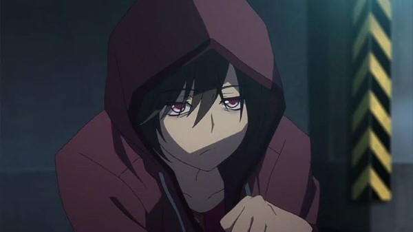 anime character wearing hoodie