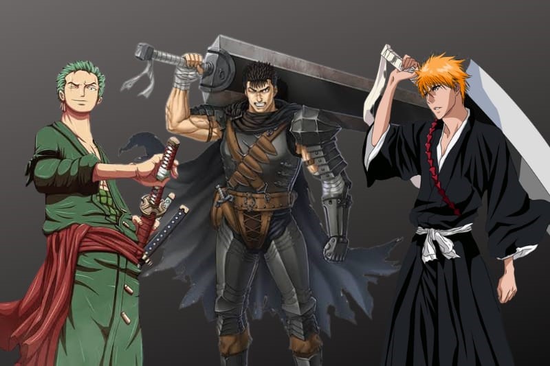anime guys with swords