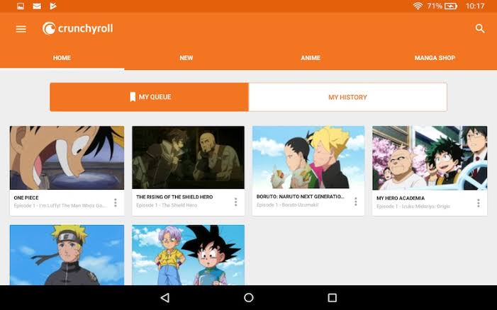 Crunchyroll history