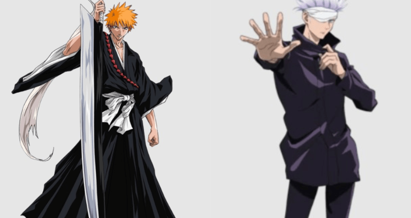 Ichigo Kurosaki and Gojo Satoru