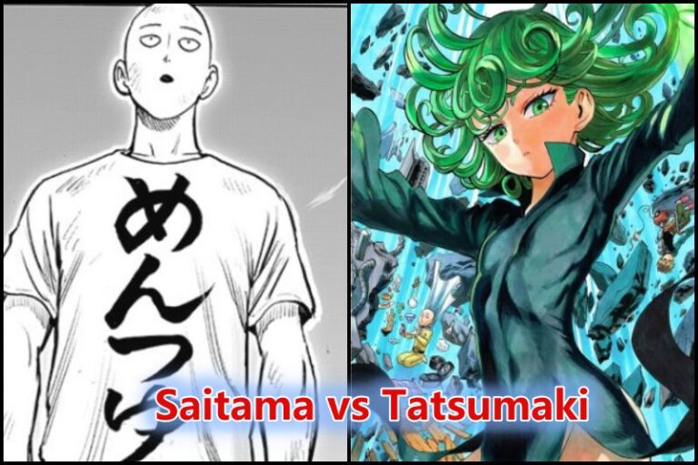 Tatsumaki vs Saitama One Punch Man