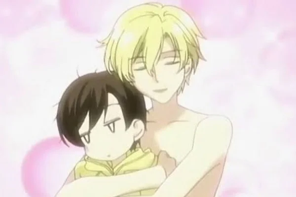 Haruhi Fujioka and Tamaki Suou