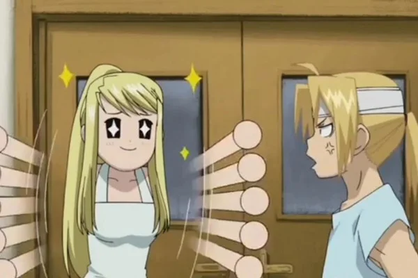 Winry Rockbell and Edward Elric
