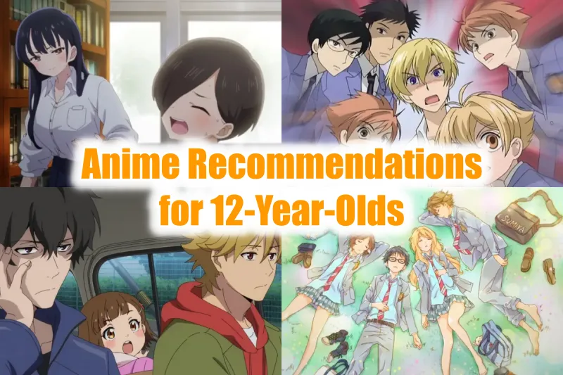 Anime Recommendations for 12-Year-Olds