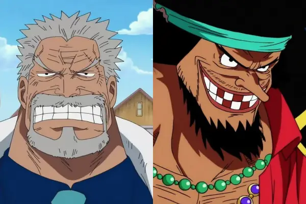 Garp vs Blackbeard