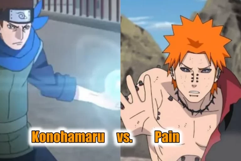 Konohamaru vs Pain