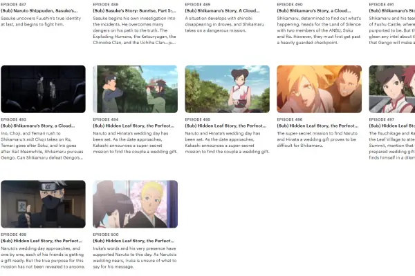 Why does Hulu not have all of Naruto Shippuden dubbed?