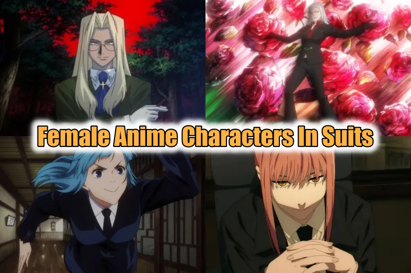Female Anime Characters In Suits