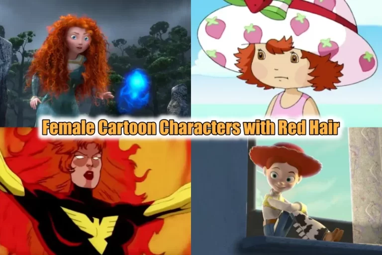 Female Cartoon Characters with Red Hair