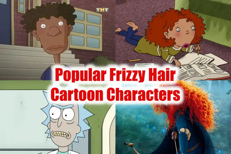 Popular Frizzy Hair Cartoon Characters