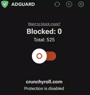 ad blocker disabled