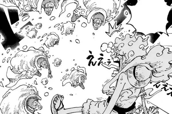 Luffy vs. Kizaru clones