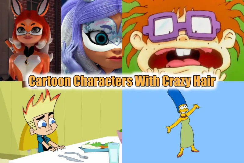 Cartoon Characters With Crazy Hair