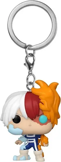 Shoto Todoroki Pocket keychain white on Amazon