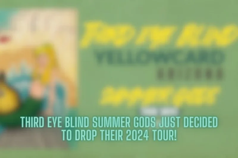 Third Eye Blind Summer Gods just decided to drop their 2024 tour!