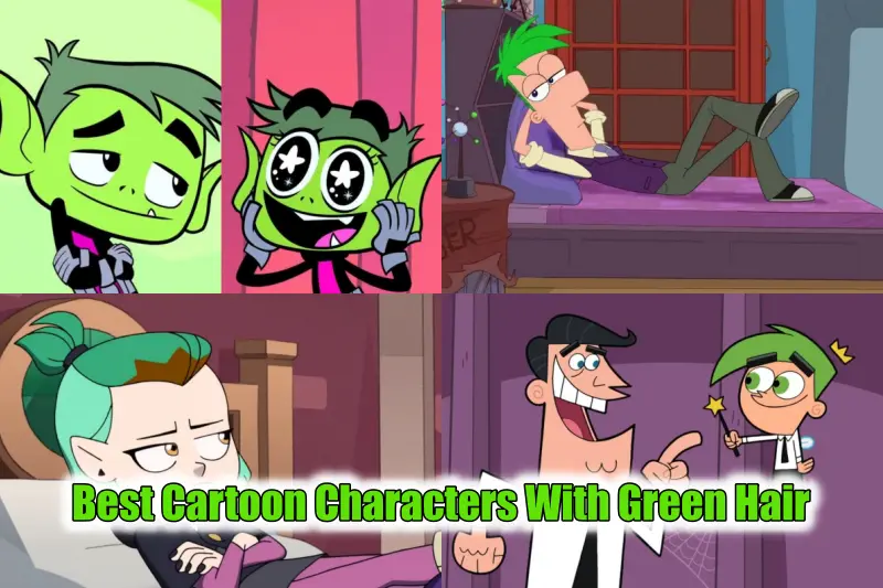 Cartoon Characters With Green Hair