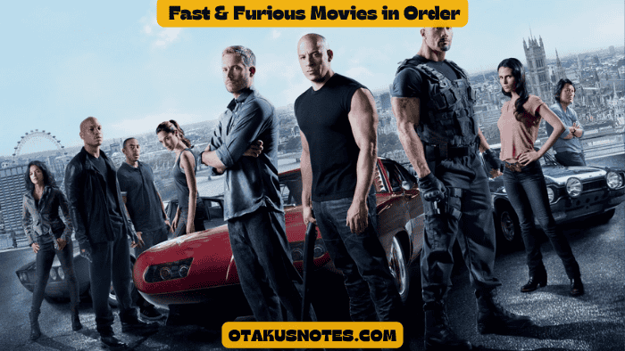 Fast & Furious Movies in Order