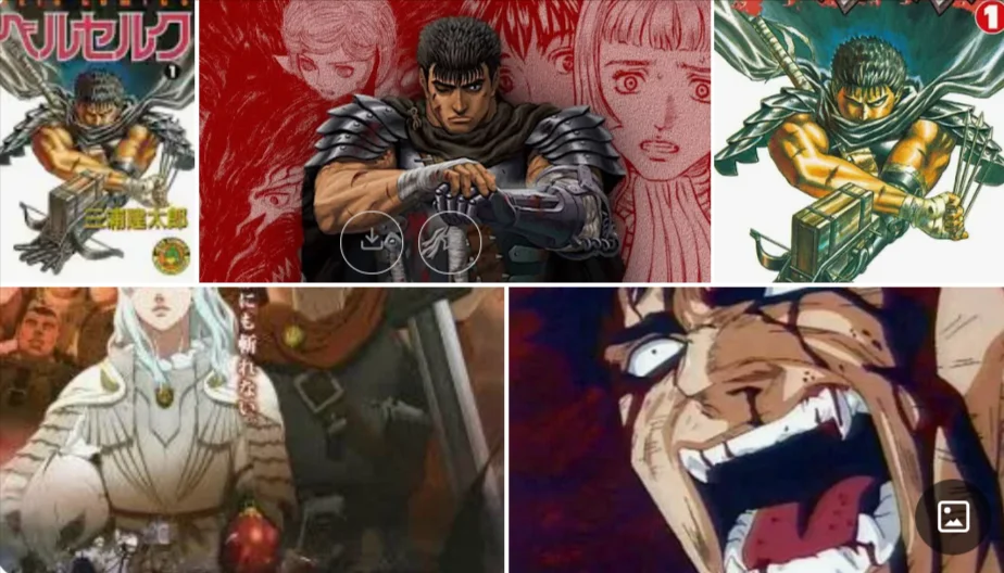 Berserk anime and manga
