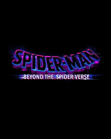 This is the official logo for the upcoming animated film Spider-Man: Beyond the Spider-Verse.