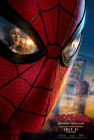 This teaser poster is for the upcoming Marvel Studios film Spider-Man: Brand New Day, scheduled for release on July 31, 2026.