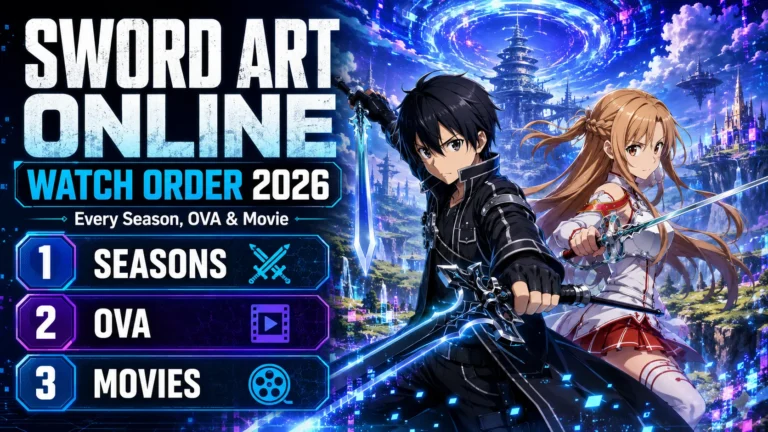 Sword Art Online Watch Order 2026 Every Season, OVA & Movie