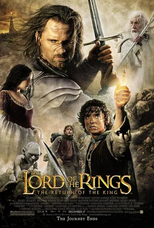This image is the official theatrical poster for The Lord of the Rings: The Return of the King.