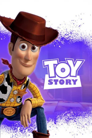 The image displays the character Woody from the animated film Toy Story.