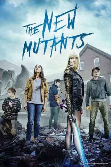 This is the theatrical poster for the 2020 American superhero horror film The New Mutants, a spin-off of the X-Men series.