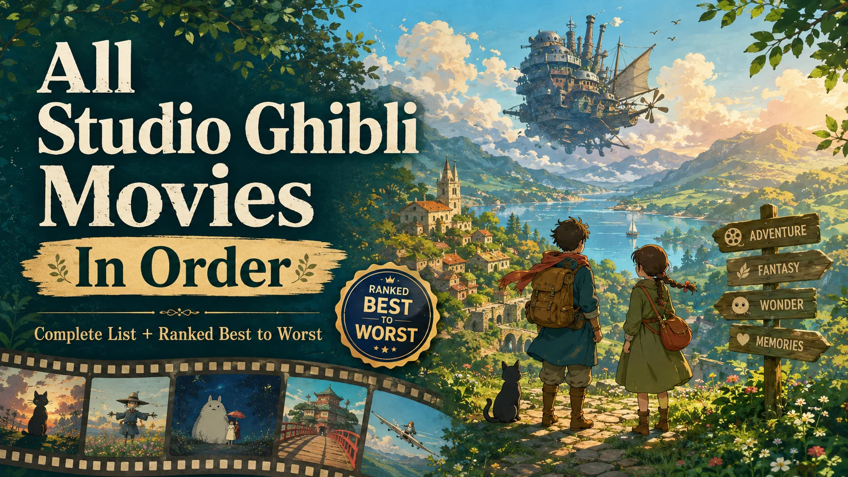 all studio ghibli movies in order