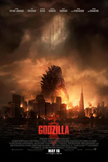 This poster is for the 2014 Godzilla film directed by Gareth Edwards, which rebooted the franchise.