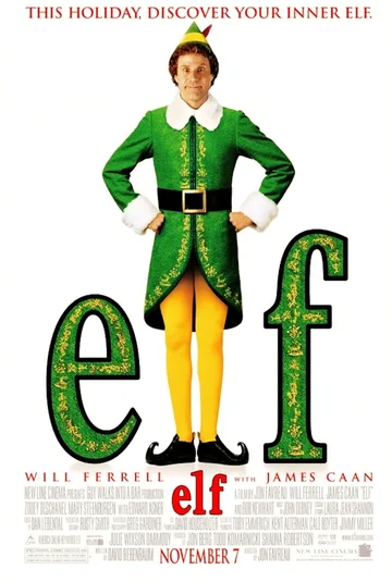 Elf, starring Will Ferrell as Buddy the Elf.